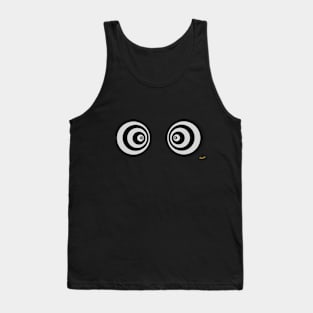 Black & White Circles Double Tank Top